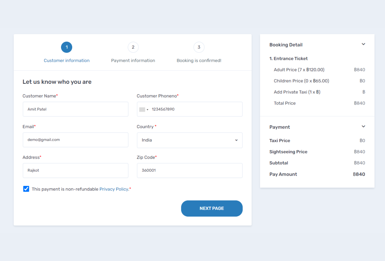 Booking for Customers Image 3